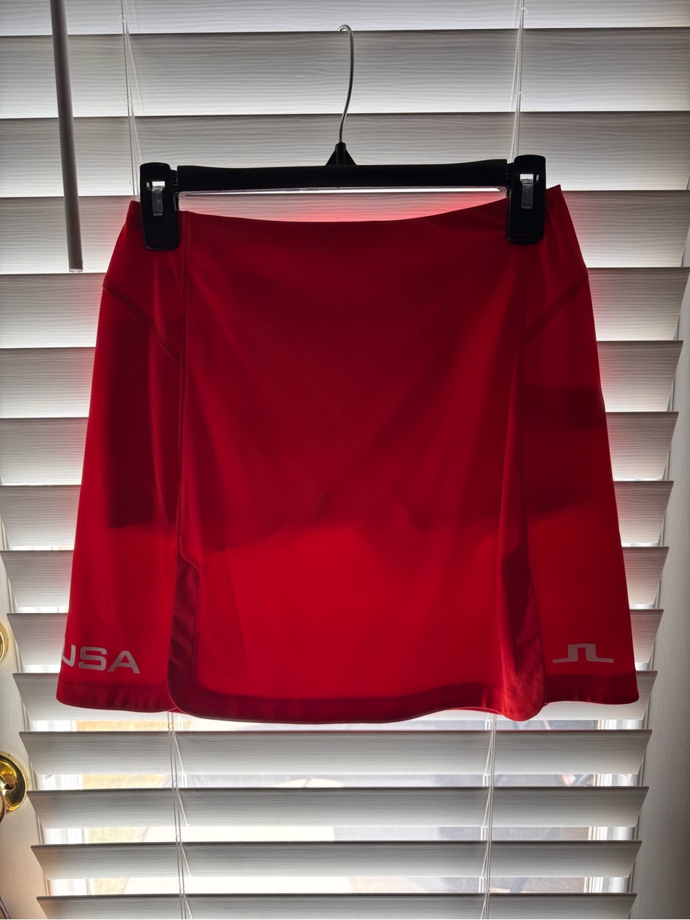 J.Lindeberg Red Women’s Athletic Skort - USA Accent
